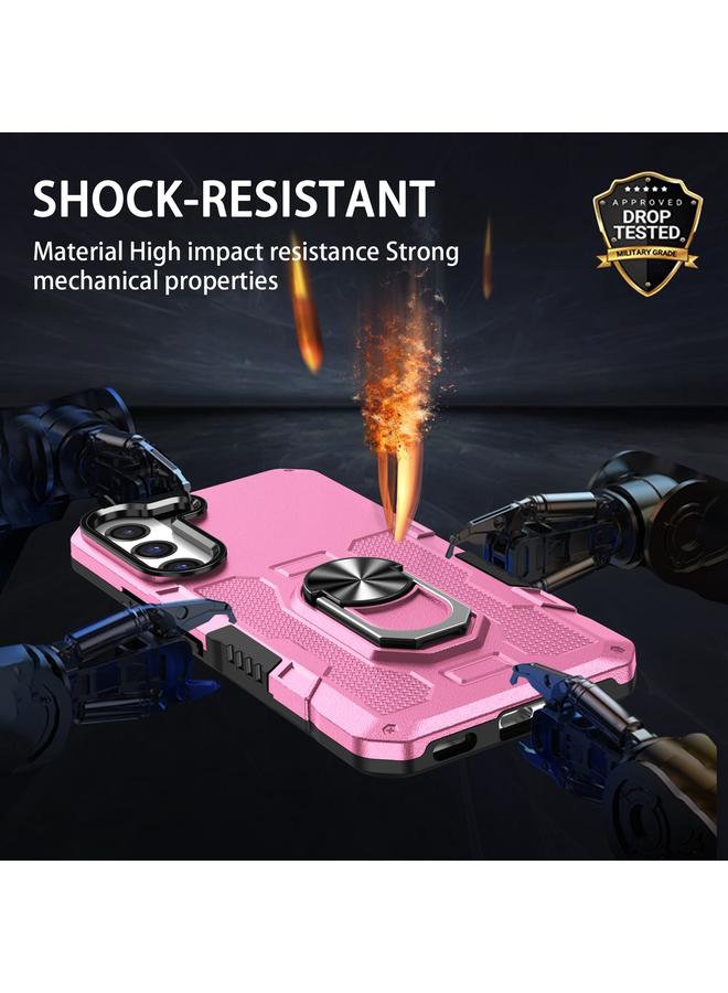 اس-توب جراب لهاتف Samsung Galaxy S21 5G مع حامل حلقي وغطاء هاتف هجين - Image 5