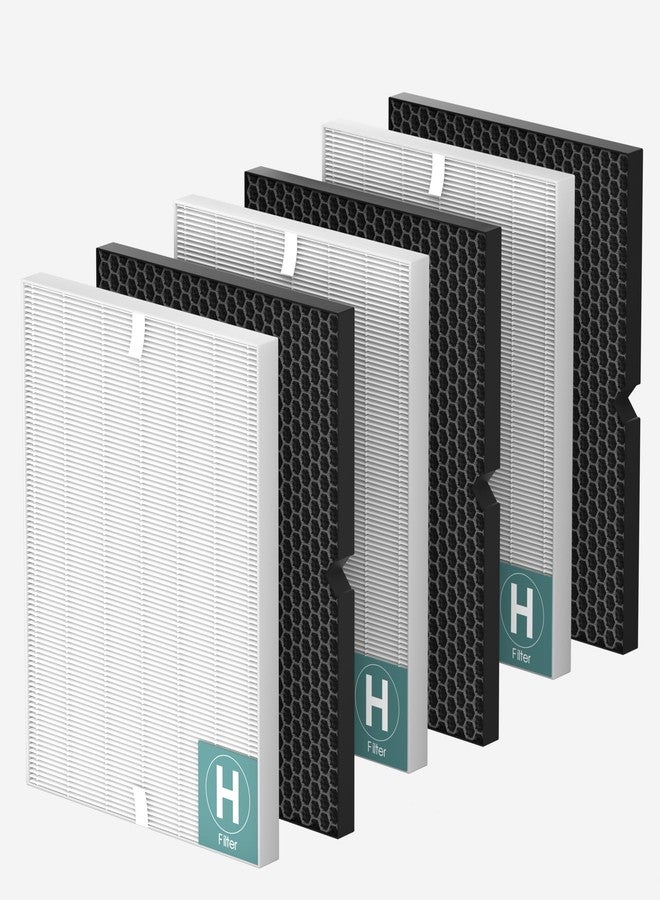 Improvedhand 116130 Replacement Filter H Compatible with Winix 5500-2 AM80 PlasmaWave Air Purifier, 3-in-1 Great High-Efficiency Materials with Activated Carbon Filter, 3 Set - Image 1