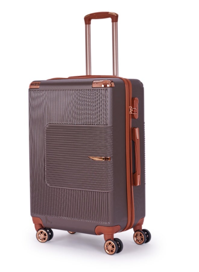 ليمرا طقم شنط سفر مكون من 6 حقائب أمتعة لون بني بمقاس 32"/28"/24"/20"/15"/12 انش  - Image 4