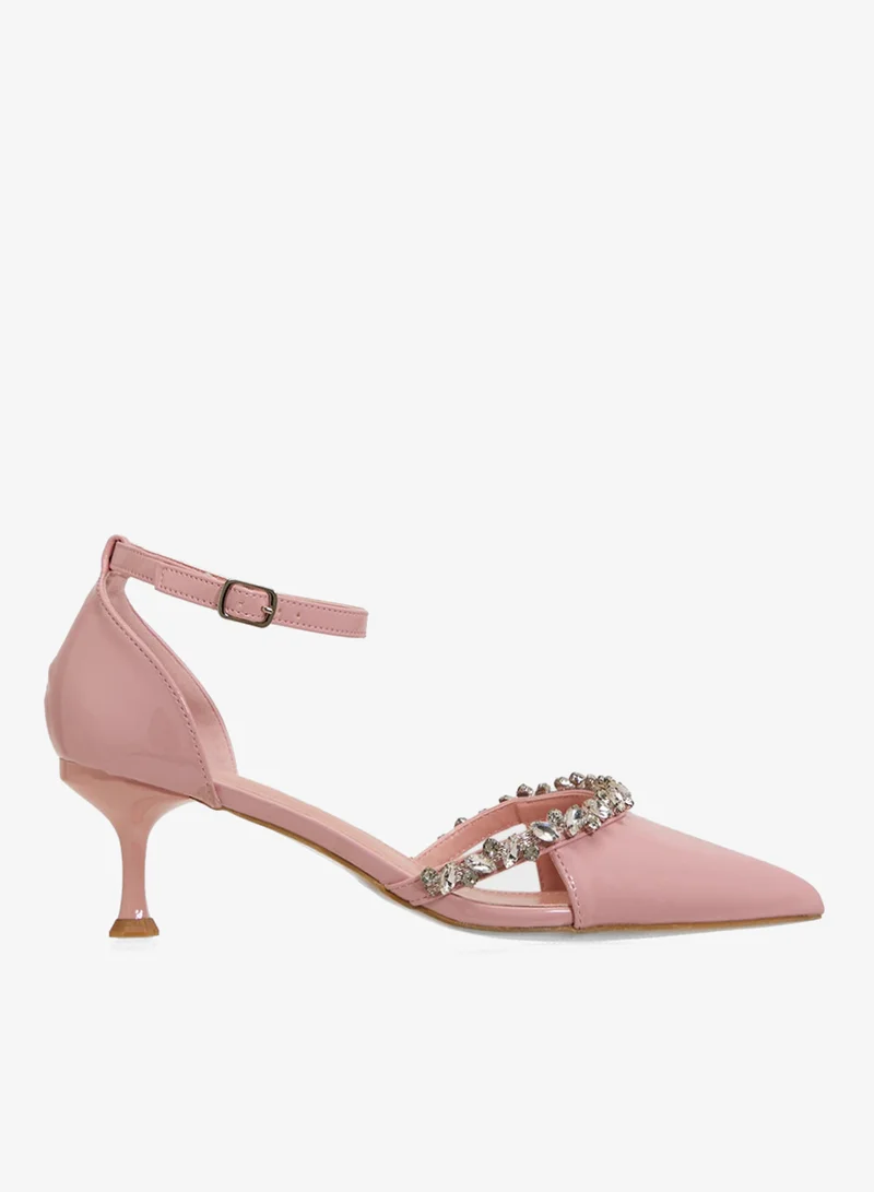 ايلا حذاء بكعب ديامانتي