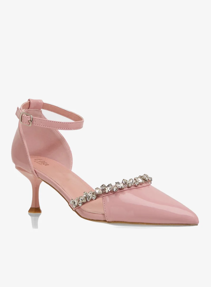 ايلا حذاء بكعب ديامانتي