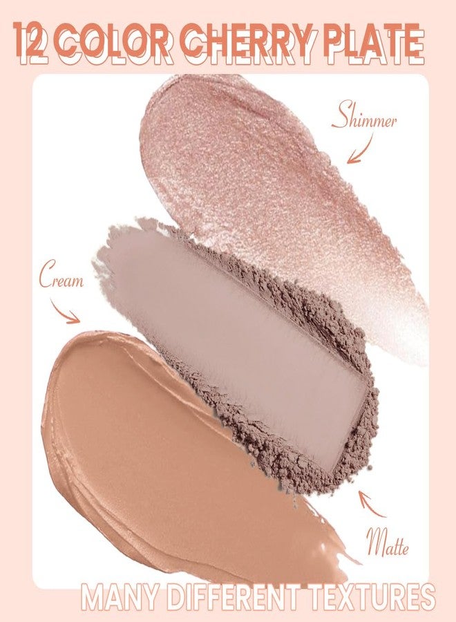 AMY'S DIARY 12Color Light Pink Purple Eyeshadow Palette, Long-Lasting, and Highly Pigmented. Elevate Your Eye Makeup- Unleash Your Unique Style (05#) - Image 4