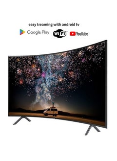 55 Inch Curved Smart LED TV 4K Ultra HD Curve Android Operating System Model (2021)
