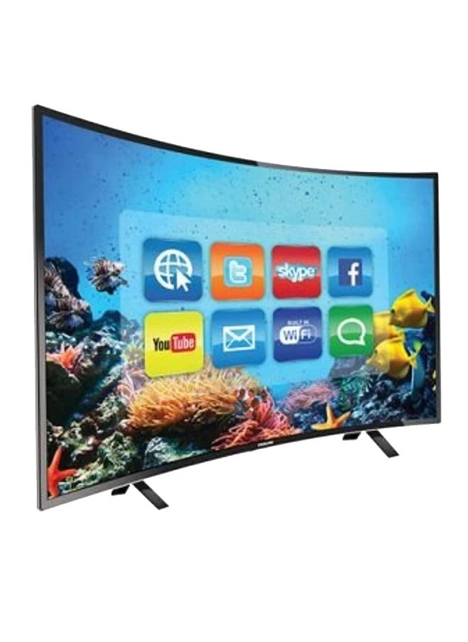 KMC - 55 Inch Curved Smart LED TV 4K Ultra HD Curve Android Operating System Model (2021) - Image 1