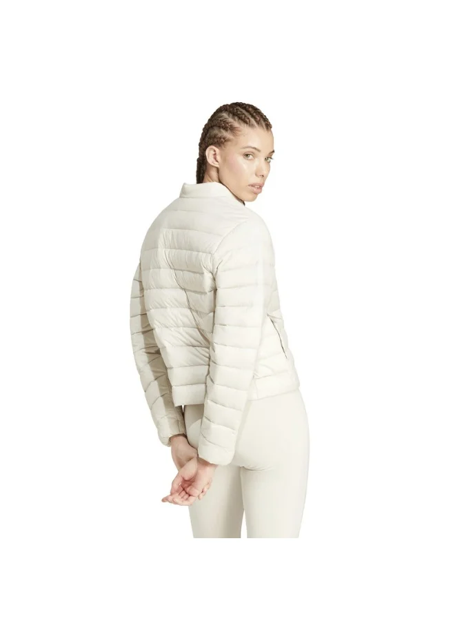 Adidas W Helionic L J W Beige Outdoor Jackets For Women