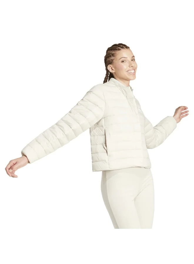 Adidas W Helionic L J W Beige Outdoor Jackets For Women