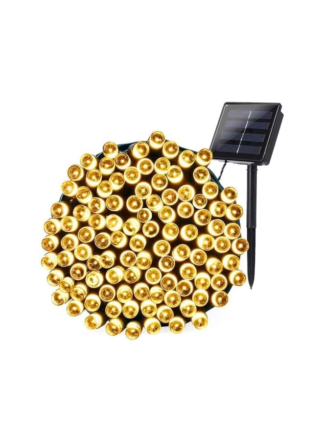 The Bros Solar String Lights,12M 100LED Waterproof Solar Led String Lights with 8 Lighting Modes for Outdoor, Patio, Canopy, Fairy Garden, Wedding, Holiday Party,IP65 Waterproof Patio Lights (1 Pack) - Image 2
