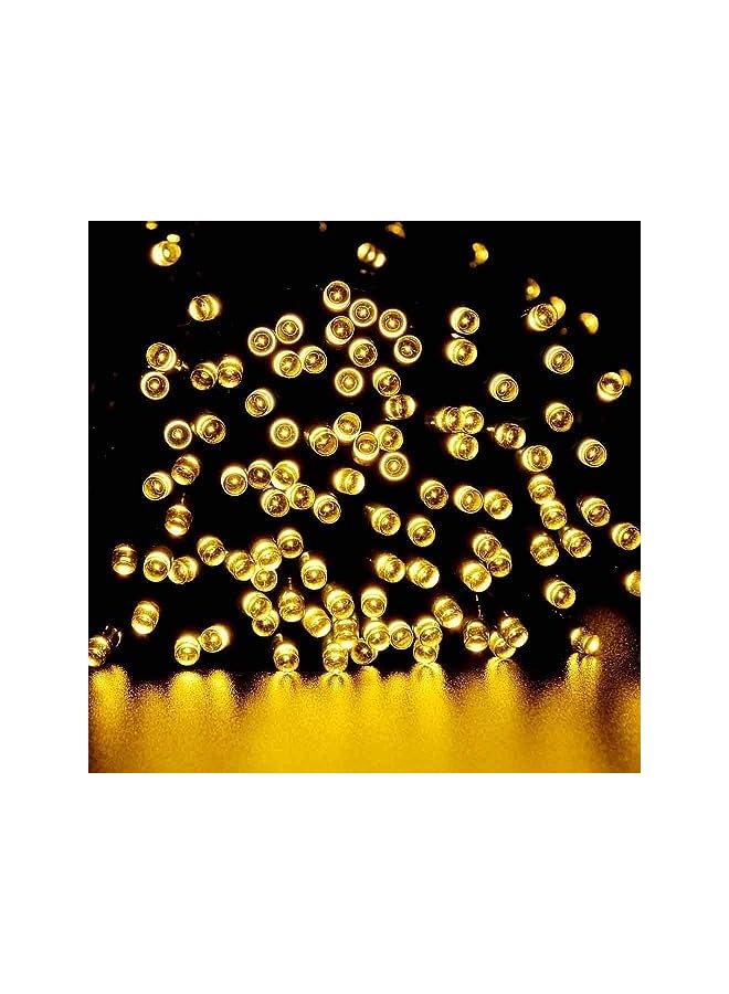 The Bros Solar String Lights,12M 100LED Waterproof Solar Led String Lights with 8 Lighting Modes for Outdoor, Patio, Canopy, Fairy Garden, Wedding, Holiday Party,IP65 Waterproof Patio Lights (1 Pack) - Image 4