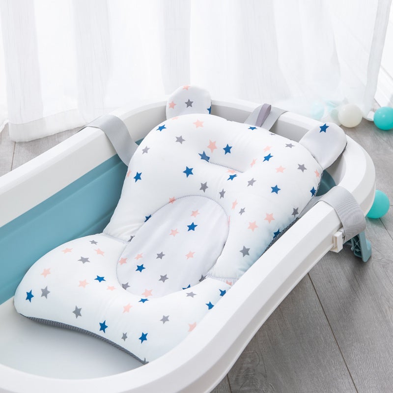 Baby Suspended Mat, Baby Bath Artifact, Newborn Bath Mat, Mesh Frame, Non-Slip Bath Mat, Reclining Sale - Image 2