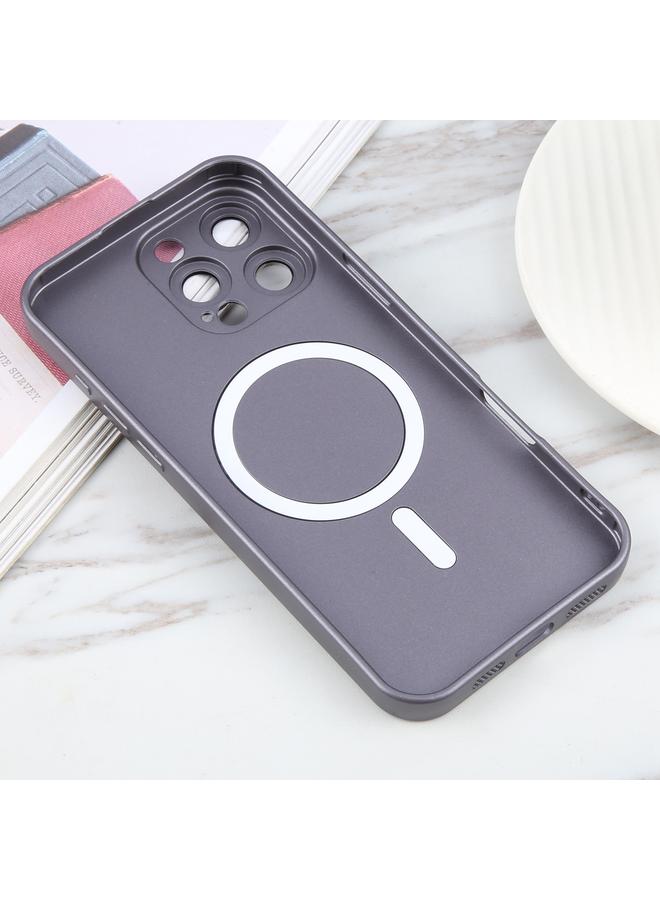 إيروريكس جراب لهاتف iPhone 16 Pro Max مصنوع من مادة TPU السائلة والسيليكون بلون سادة مع جراب MagSafe للهاتف - Image 3