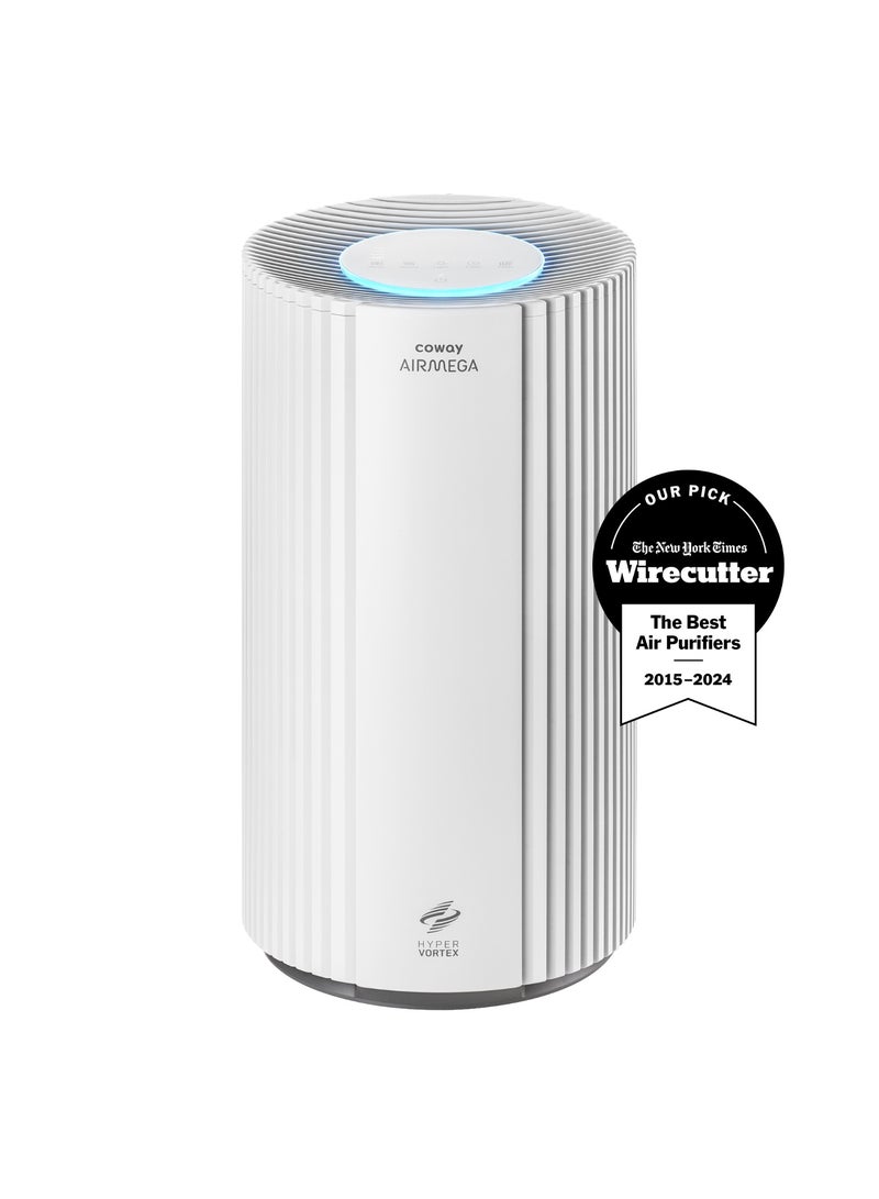 كواي منقي الهواء COWAY Airmega 350 – مزود بفلتر True HEPA وشاشة لمراقبة جودة الهواء (AQI)، مناسب لغرف النوم والمساحات المنزلية الكبيرة التي تصل إلى 2640 قدماً مربعاً، حائز على جائزة Red Dot للتصميم، يتميز بتقنية تدفق الهواء HyperVortex وتشغيل فائق الهدوء، يزيل 99.99% من مسببات الحساسية والغبار وروائح الحيوانات الأليفة والروائح الكريهة، مع ضمان لمدة 5 سنوات. - Image 2