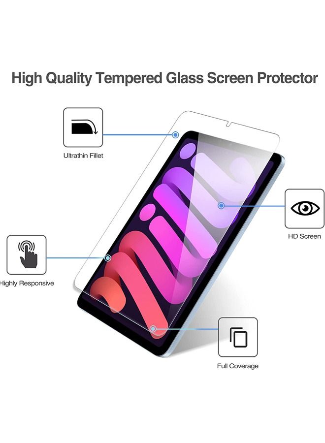 Rock Pow 1 Pack iPad Mini 6 Screen Protector 8.3" 2021, Anti Scratch Tempered Glass Screen Film Guard for 8.3 Inch iPad Mini 6 - Image 4