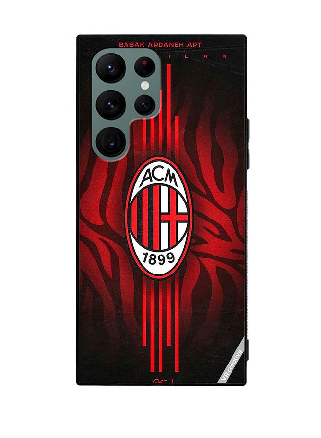VR CREATIVE Protective Case Cover For Samsung Galaxy S22 Ultra 5G Acm Logo Design Multicolour - Image 1