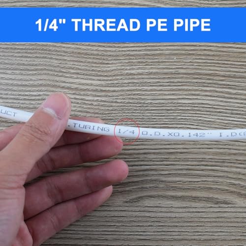 SHAPURE Ro Food Grade 10 m Pipe Tube 1/4" for All Types of Water Purifier |Compatible with KENT DOLPHINE REVIVA AQUAGRAND (Blue White Red – 10 Meter) (Blue pipe 10m) - Image 3