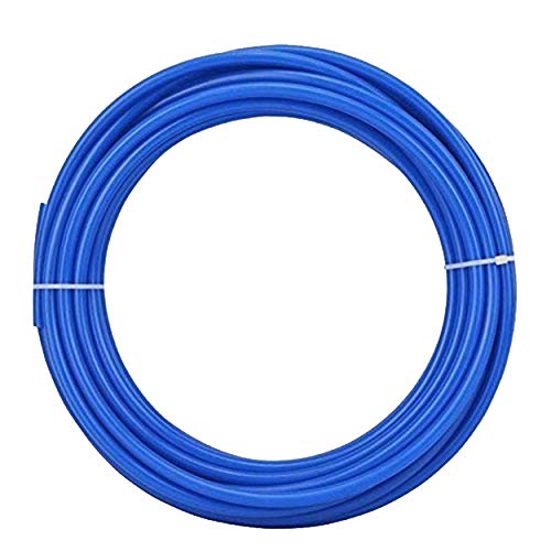 SHAPURE Ro Food Grade 10 m Pipe Tube 1/4" for All Types of Water Purifier |Compatible with KENT DOLPHINE REVIVA AQUAGRAND (Blue White Red – 10 Meter) (Blue pipe 10m) - Image 1