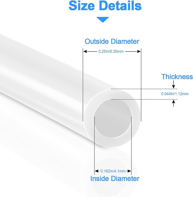 SHAPURE Ro Food Grade 10 m Pipe Tube 1/4" for All Types of Water Purifier |Compatible with KENT DOLPHINE REVIVA AQUAGRAND (Blue White Red – 10 Meter) (Blue pipe 10m) - Image 4