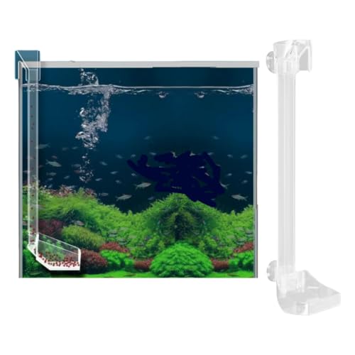 SANSEFERO Premier Acrylic Plants New Fish Feeder For Small Fish And Shrimp Fish Tank Directional Feeding Tube (F-29) For Aquarium Fish Feeder Kit Size 29 Cm In Hight Tanks - Image 1
