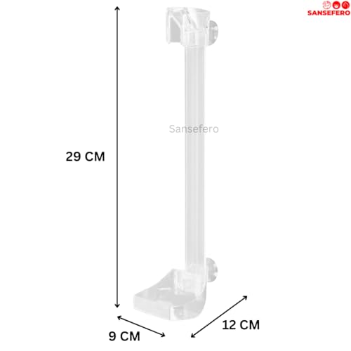 SANSEFERO Premier Acrylic Plants New Fish Feeder For Small Fish And Shrimp Fish Tank Directional Feeding Tube (F-29) For Aquarium Fish Feeder Kit Size 29 Cm In Hight Tanks - Image 2