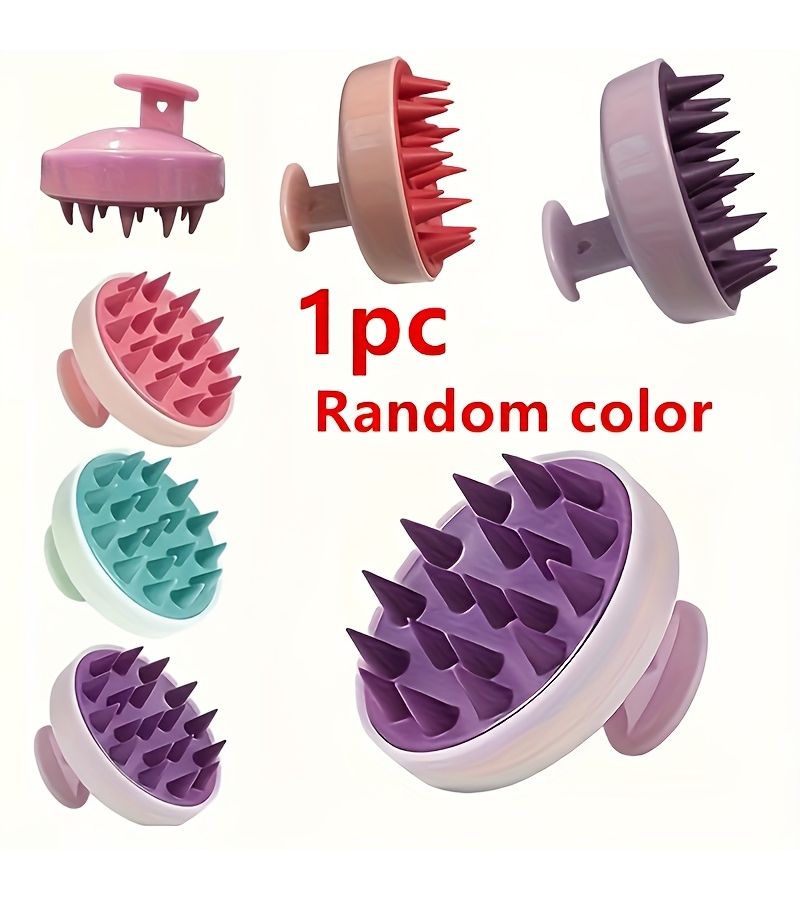 Unisex Hair Massager Durable Plastic Ergonomic Design Random Color Daily Care Essential - Image 1