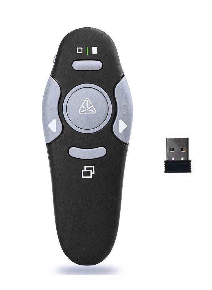 General - 1pcs 2.4ghz Wireless Usb Powerpoint Ppt Presentation Presenter Mouse Remote Control Laser Pointer Pen - Image 1