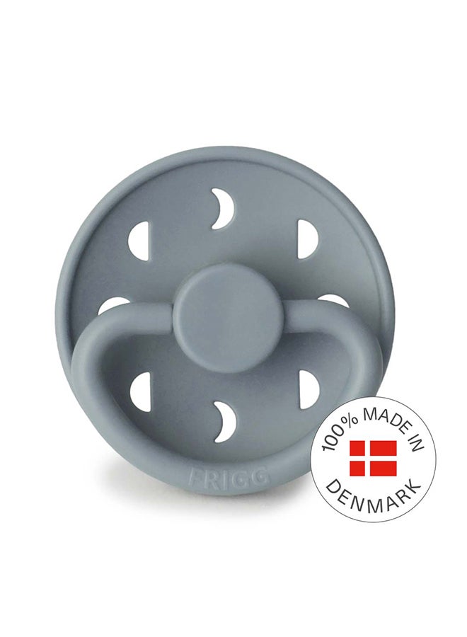 FRIGG Moon Phase Silicone Baby Pacifier 6-18M 1-Pack Stone Blue Night - Size 2 - Image 3