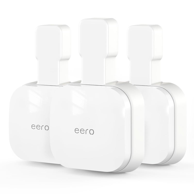 Mamerry Outlet Wall Mount for eero 7, Stand Bracket Holder Compatible with eero 7 Dual-Band Mesh Wi-Fi 7 Router Extender, No Messy Wires, Space Saving(3 Pack) - Image 1