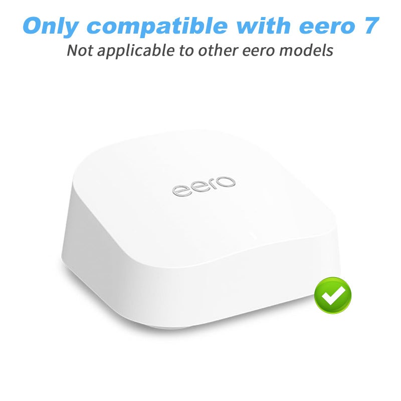 Mamerry Outlet Wall Mount for eero 7, Stand Bracket Holder Compatible with eero 7 Dual-Band Mesh Wi-Fi 7 Router Extender, No Messy Wires, Space Saving(3 Pack) - Image 2