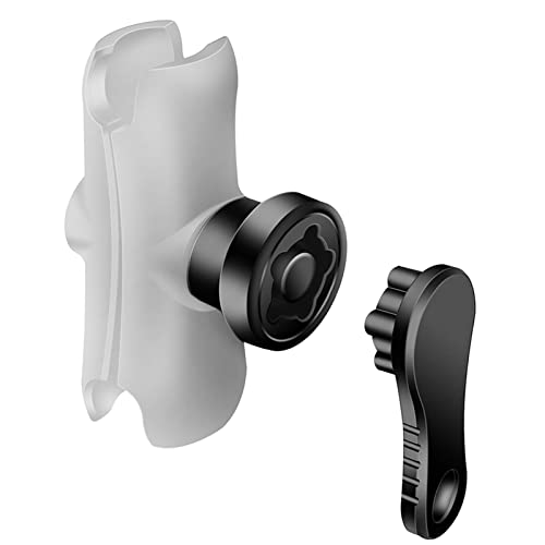 iMESTOU Anti-Theft Lock Security Knob and Key Knob Fit for RAM Double Socket Mounts or Other Motorcycle/Bike 1" Ball Stem Phone Holder - Image 1