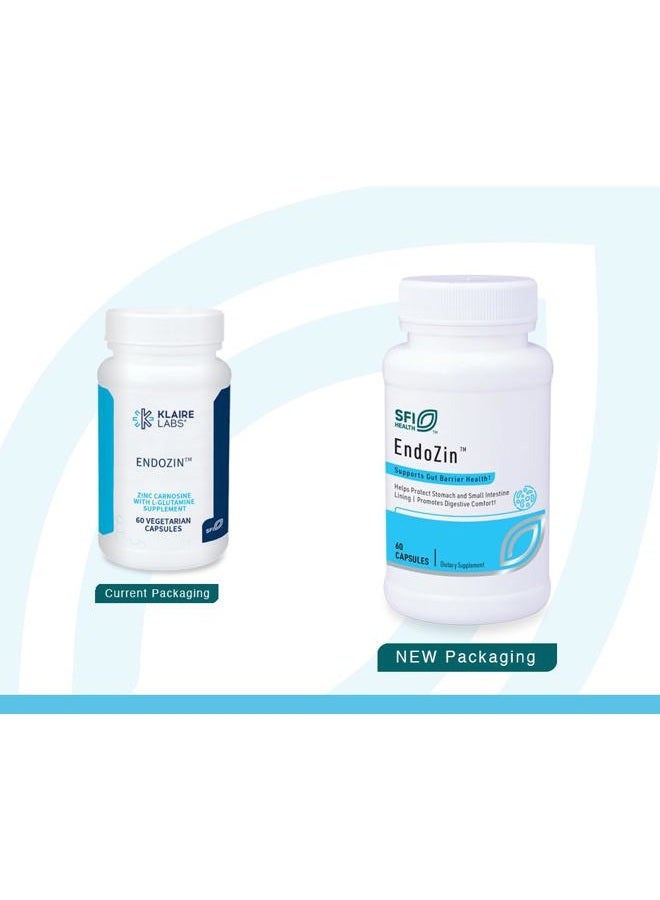 Klaire Labs Endozin - Zinc Carnosine Complex with L-Glutamine to Support Intestinal Barrier Function, Hypoallergenic (60 Capsules) - Image 2