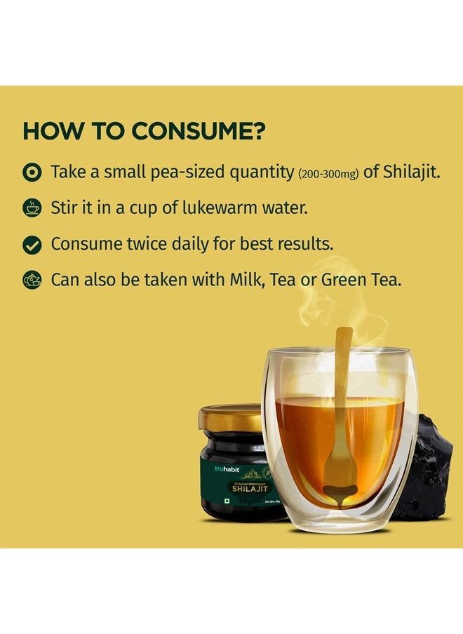 TruHabit - Original Himalayan Shilajit Resin Organic Fulvic Acid Supplement(20g/ 0.7oz), Natural Shilajit Pure Himalayan Organic, Tested for Purity & Potency, Authentic Pure Shilajit Oil for Men & Women - Image 1