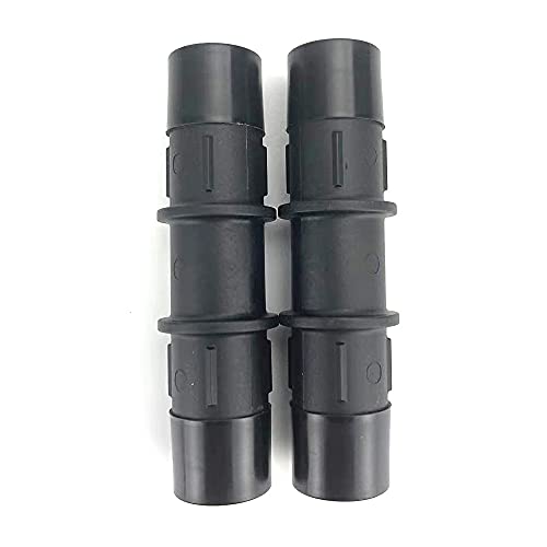 KDP Automotive Heater Hose Connector 3/4"X 5/8" Hose Barb Glass Filled Nylon PA66-GF33 Reduction Fittings for High Temperature Vacuum line and Rubber Hose Black Air/Fuel/Water(Pack of 2) - Image 1