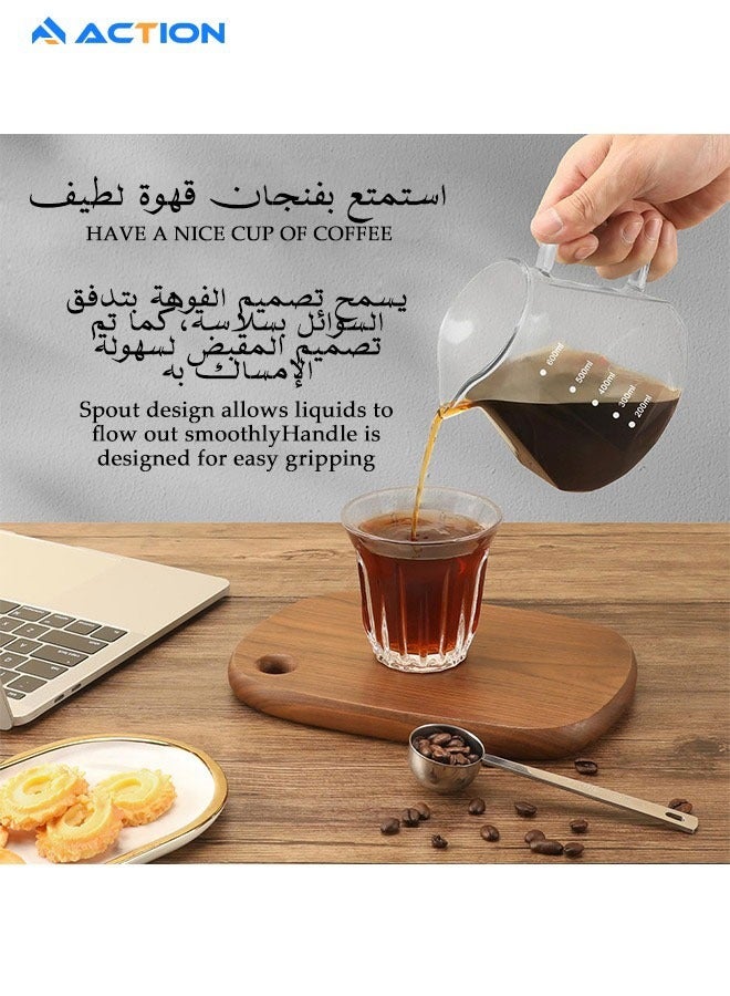 ACTION V60 Coffee Machine Drip Brew Set Contains 3 pieces - Image 4