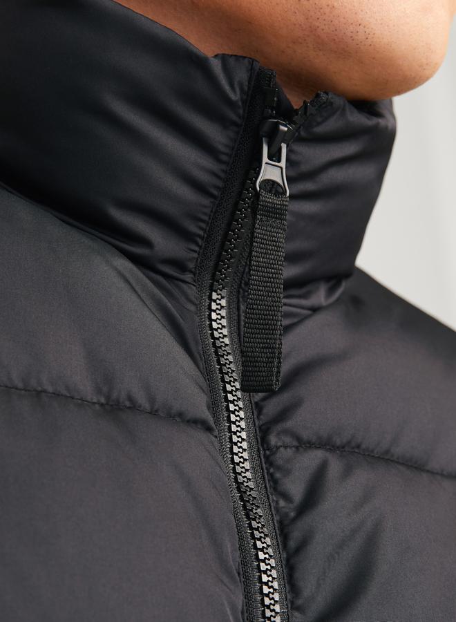 Rebel High Neck Full Zip Padded Vest - Image 5