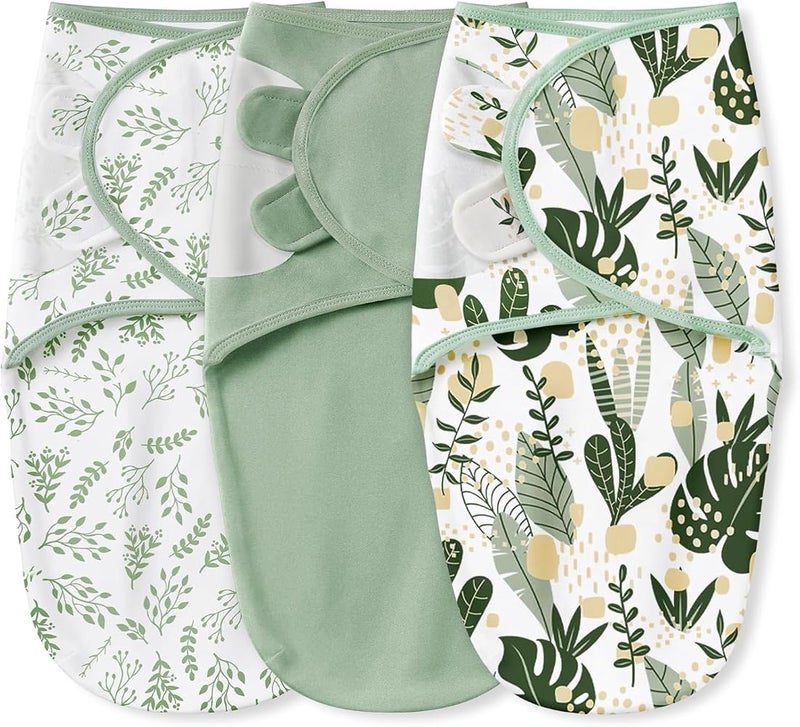 Yoofoss Baby Swaddles for Newborns 100% Organic Cotton, Adjustable Swaddle Sleep Sack 0-3 Months Newborn Swaddle Sack, Breathable Soft(Small) - Image 1