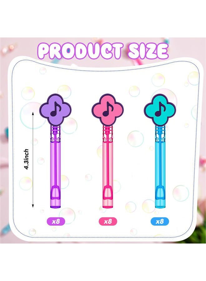 RoundFunny 24 Pcs Mini Bubble Wands Cartoon Party Kawaii Bubbles Sticks Wands for Cute Theme Birthday Party Goodie Gift Bag Outdoor Activity(Chinese Knot) - Image 2