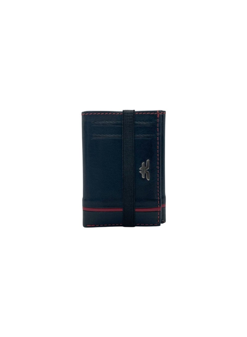 LAVERI LEATHER Compact Trifold Cards & Cash Wallet # 4202Z - Image 2