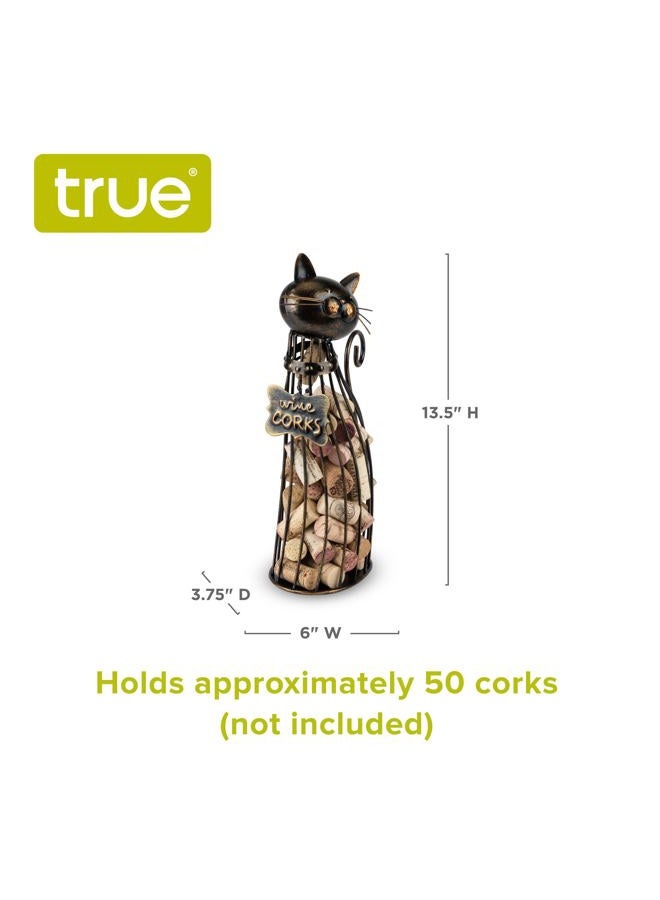 True Cat Wine Cork Display, Black - Image 3