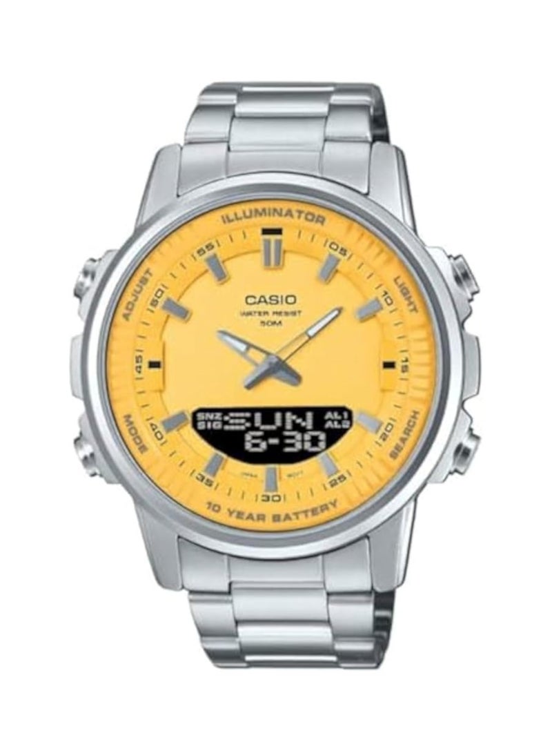 CASIO Stainless Steel Band Analog Digital AMW-880D-9A