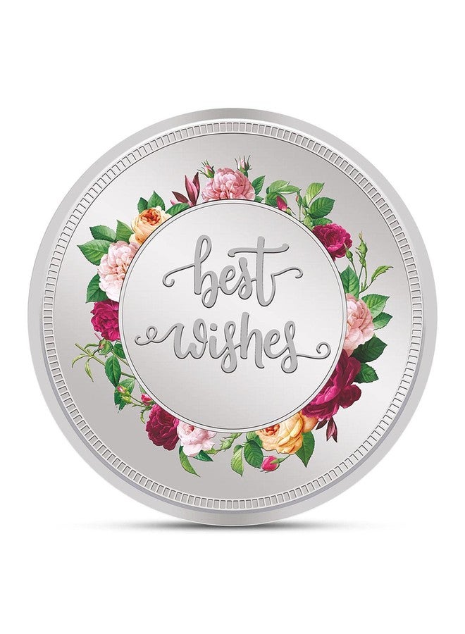 Kundan 20g (999.9) Best Wishes Color Silver Coin - Image 1
