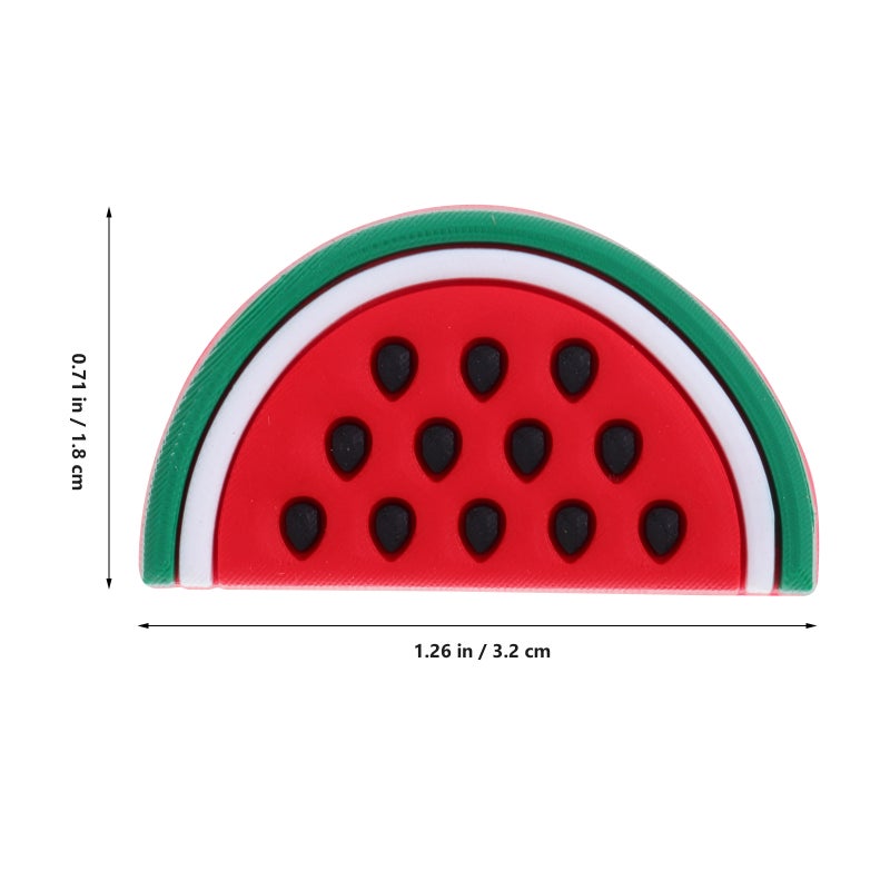 10pcs Decorative Charms Watermelon Themed Topper Cute Drinking Adorns Decoration Tumbler Toppers Accessories - Image 3