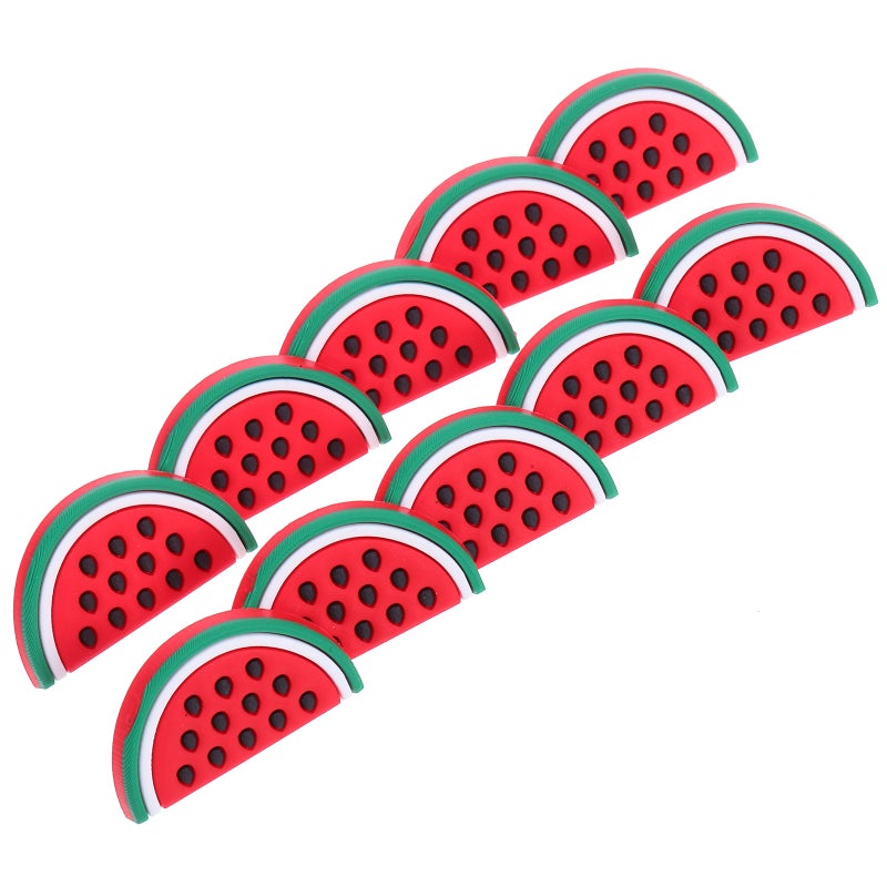 10pcs Decorative Charms Watermelon Themed Topper Cute Drinking Adorns Decoration Tumbler Toppers Accessories - Image 1