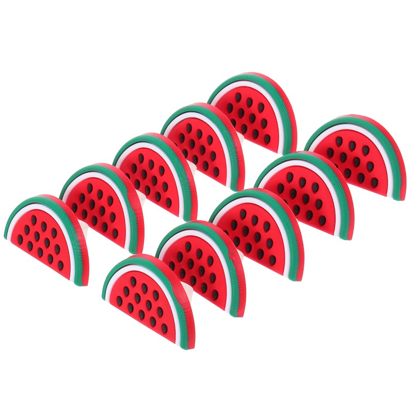 10pcs Decorative Charms Watermelon Themed Topper Cute Drinking Adorns Decoration Tumbler Toppers Accessories - Image 4