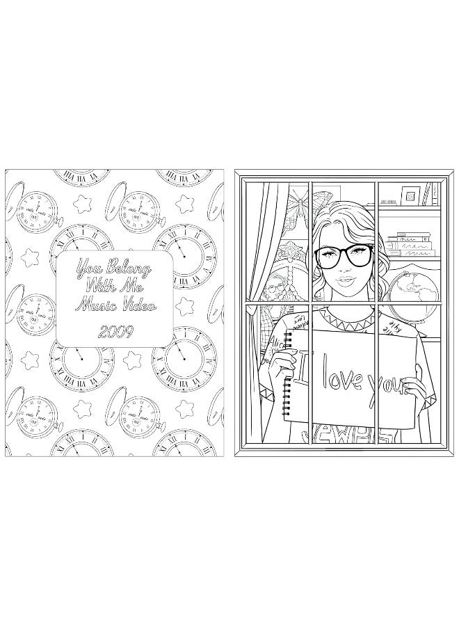 Colour In Taylor: A Unofficial Taylor Swift Colouring and Sticker Bo - Image 2