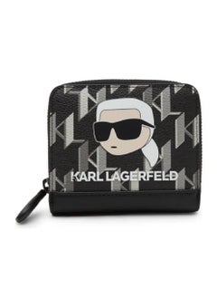 Karl Lagerfeld Paris Karl Lagerfeld Paris Ikonik Small Zip Wallet  - Image 1