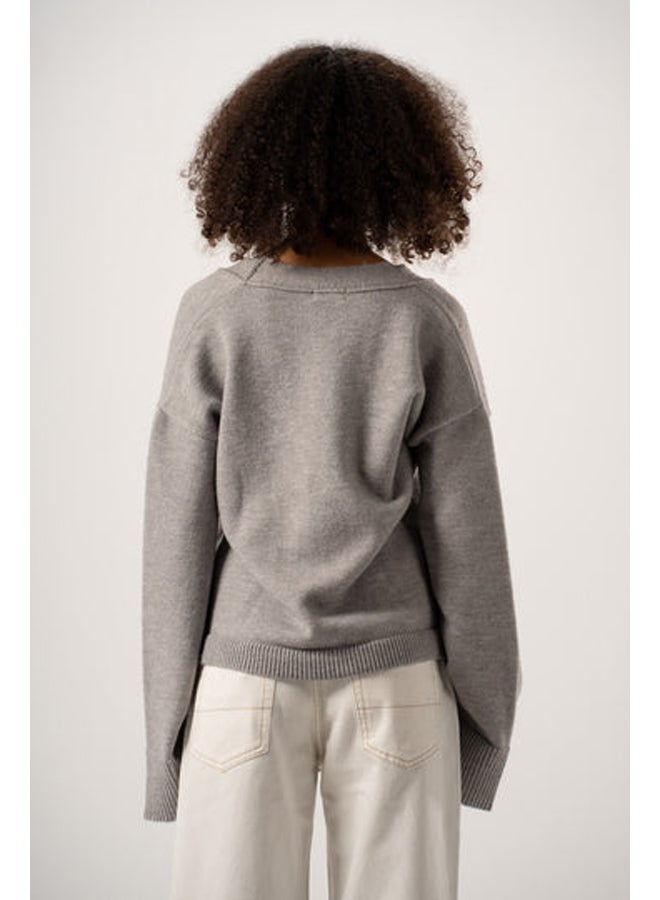 ASTK Basic V-Neck Cardigan - Image 3