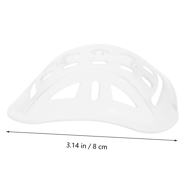 10 Pcs Transparent Soft Helmet Chin Pad Cushions For Motorcycle Electric Motor - Image 3