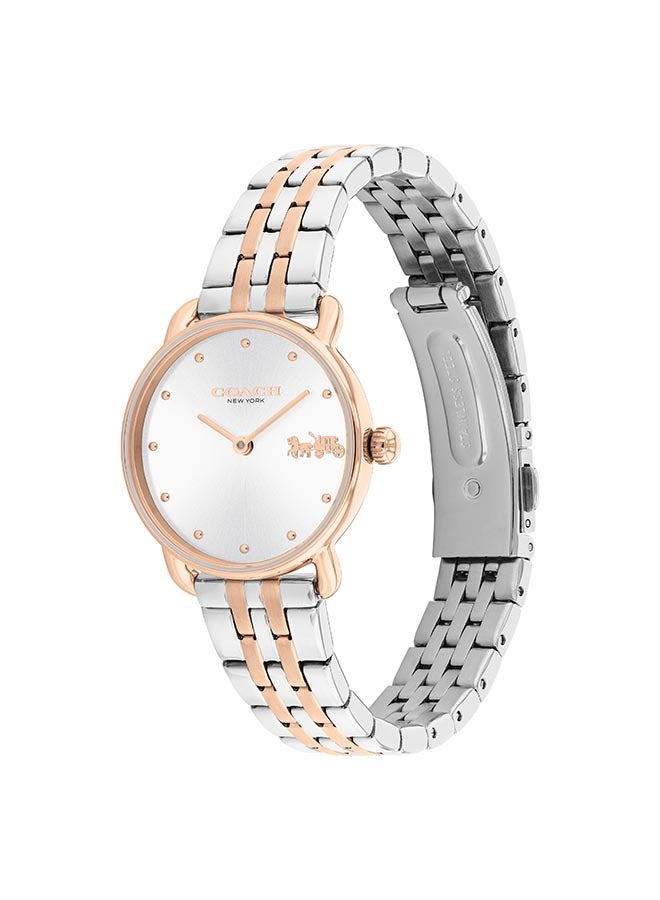COACH ساعة يد نسائية من الستانلس ستيل بعقارب دائرية الشكل 14504304 - 28 ملم - Image 2