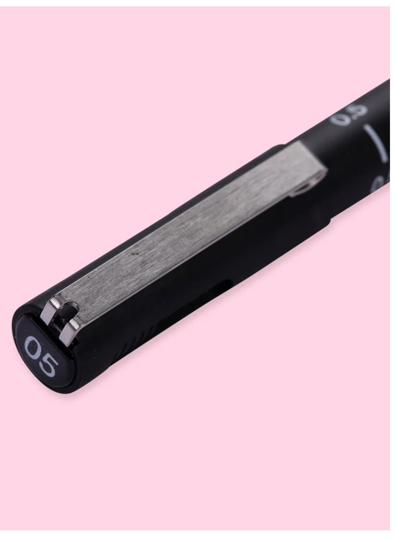 Uniball 1-Piece Unipin Fineliner Pen 0.5mm Tip Black Ink - Image 3