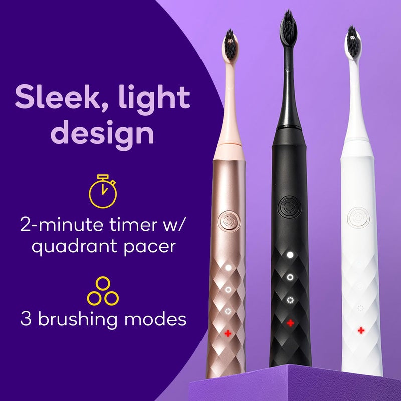 Burst Original Sonic Electric Toothbrush for Adults (White) | Soft Bristles | Deep Clean Stain & Plaque Removal | 3 Modes: Teeth Whitening, Sensitive & Massage - Image 5