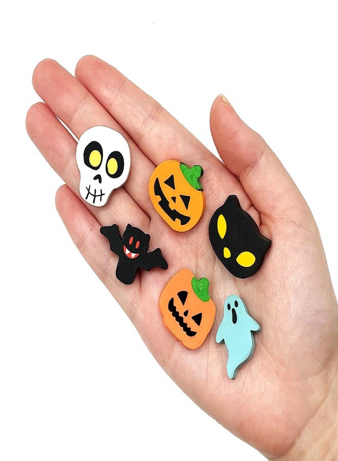ZAKVOOR 96 Pcs Halloween Erasers, Pumpkin Ghost Bat Pencil Erasers Bulk for Gift Filling, Reward - Image 3